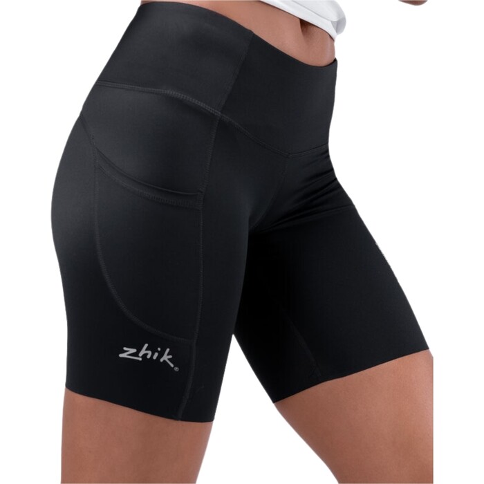 Zhik Mujer 2024 Pantalones Cortos Eco Spandex UPF50+ SRT-0063-W-BLK - Black